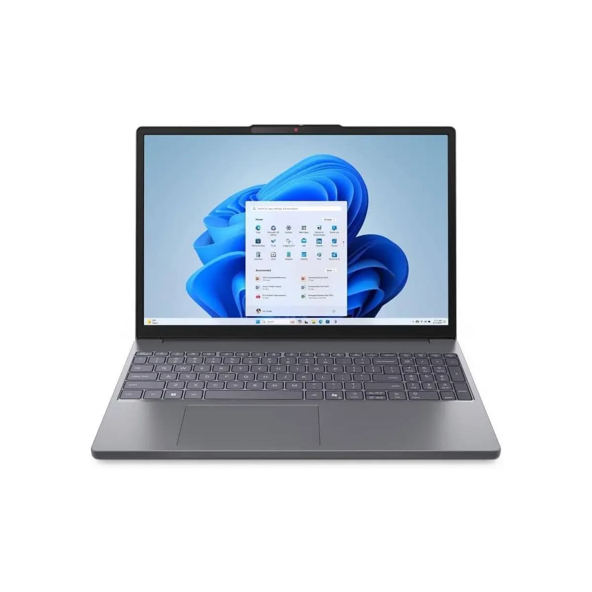 Notebook Lenovo IdeaPad Slim 3 15.3" Luna Grey - Intel Core 3 100U, 8GB RAM, 256GB SSD, Windows 11