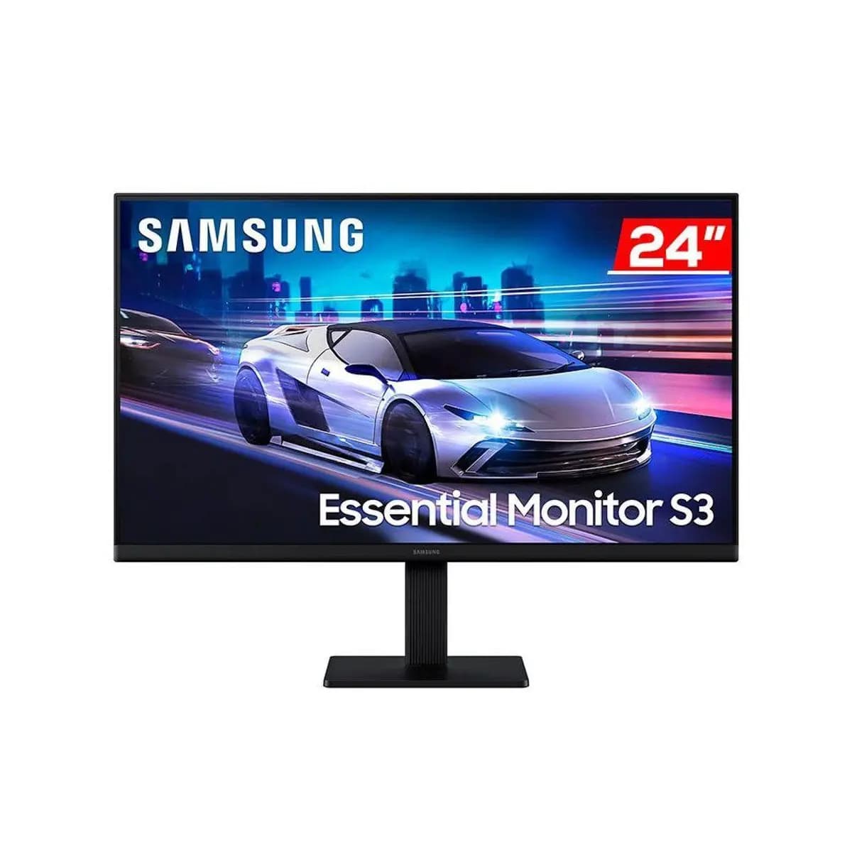 Monitor Samsung 24 Essential S3 FHD IPS 120HZ 5MS, 2 HDMI, Super Fino, 3 Side Boardless, LS24F320GALMZD