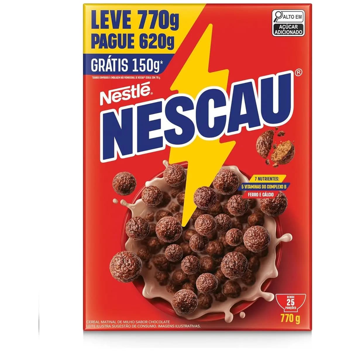 Nescau Cereal Matinal Tradicional Leve 770G Embalagem Econômica