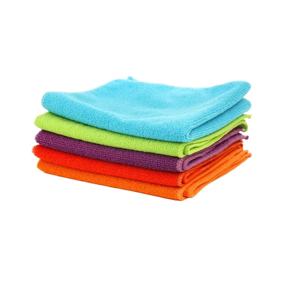 Kit 10 Pano De Microfibra Automotiva 88% Poliéster 12% Poliamida