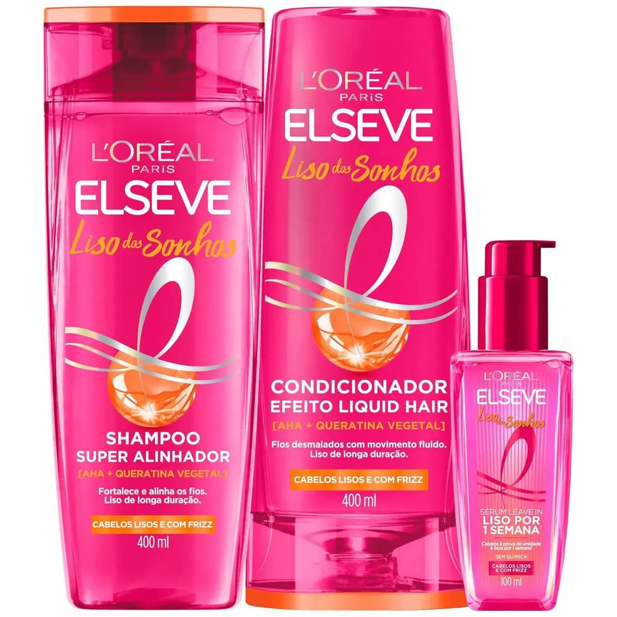 Shampoo e Condicionador L'Oréal Elseve, Kit com 2 Unidades