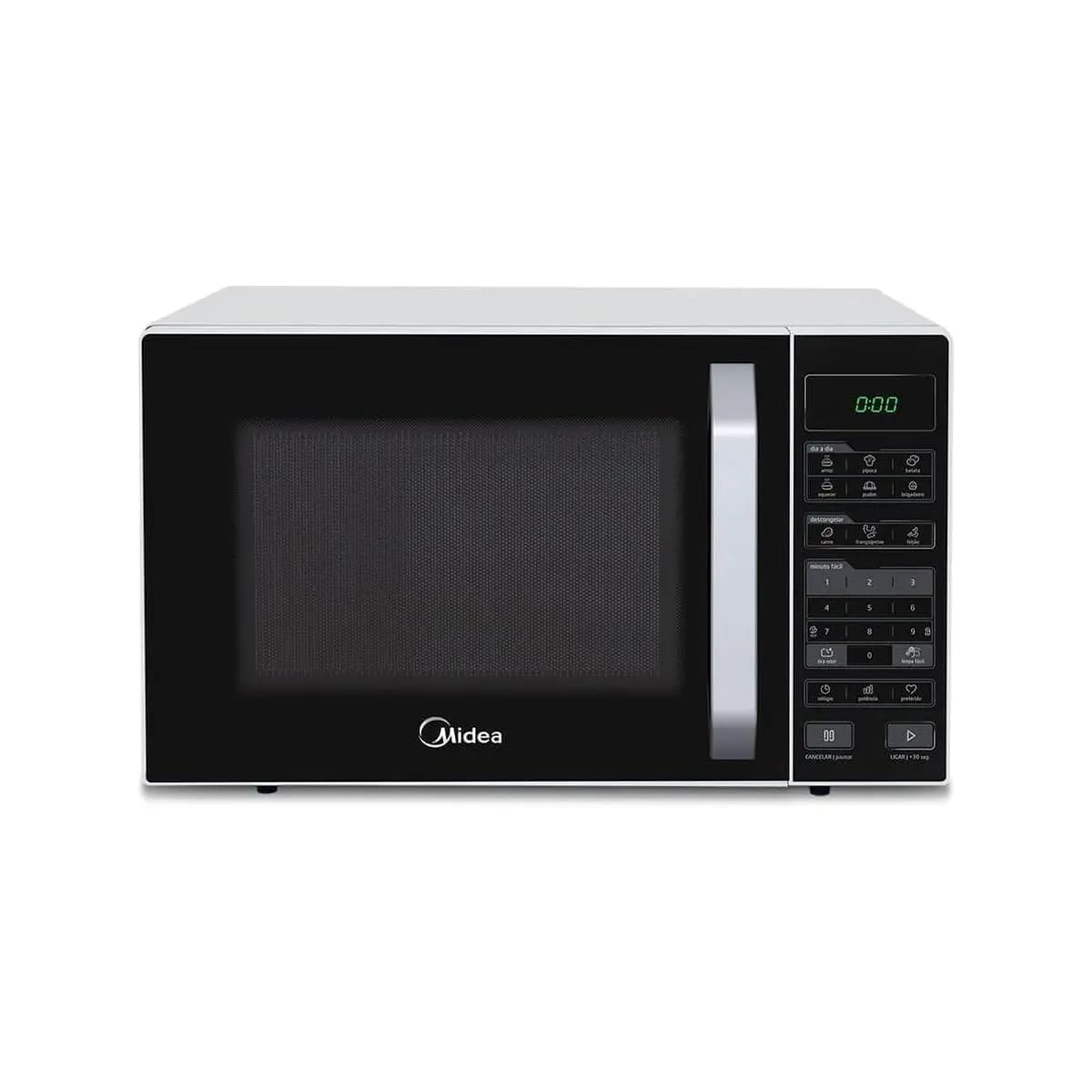 Micro-ondas 27L Branco e Preto Midea LED 127V MXSA27P1