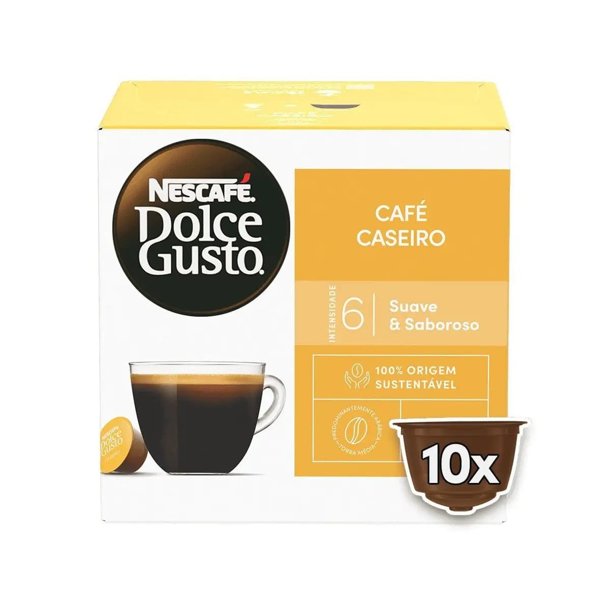 NESCAFÉ DOLCE GUSTO Café Caseiro 10 cápsulas