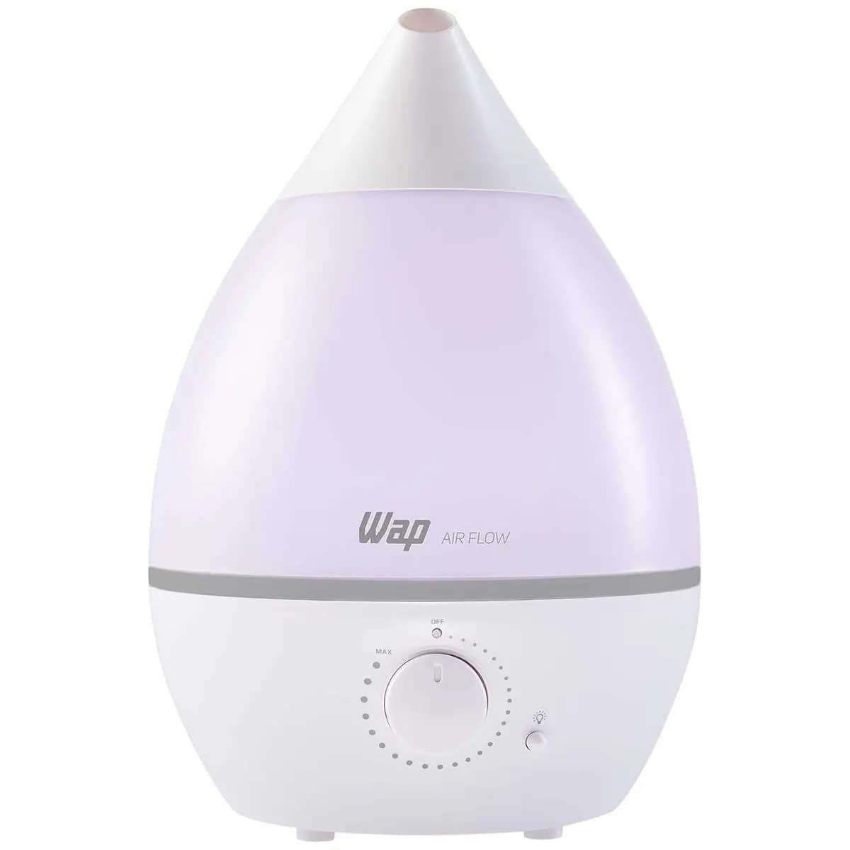 WAP Umidificador de Ar AIR FLOW com Luminária e Difusor de Aromas, 4 Litros, Autonomia de até 12 horas, 20W Bivolt