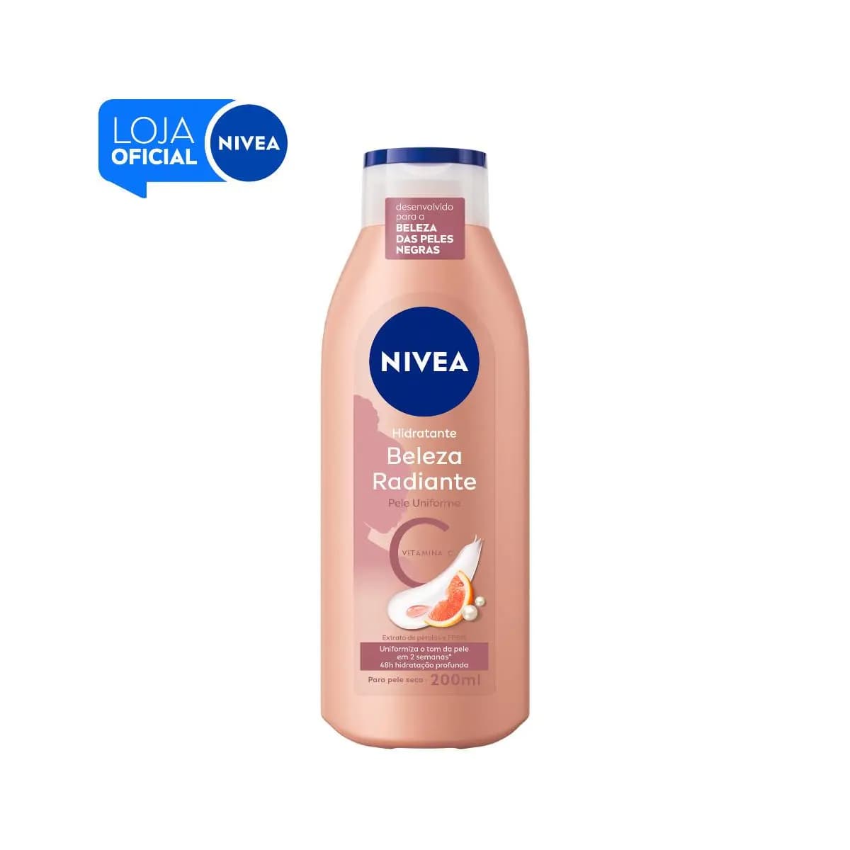 NIVEA Hidratante Corporal Beleza Radiante Pele Uniforme 200ml