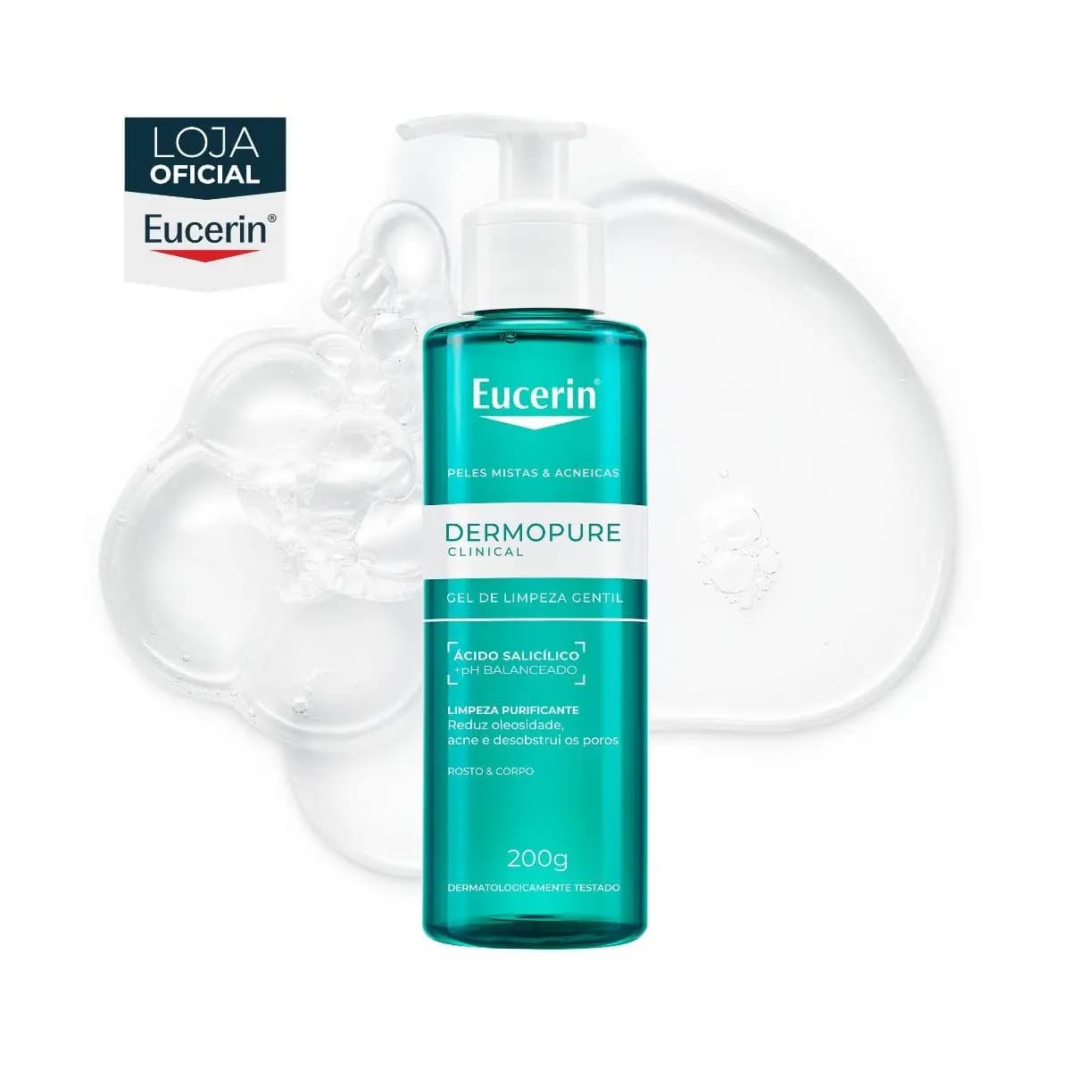 EUCERIN Dermopure Clinical Gel de Limpeza Gentil 200ml