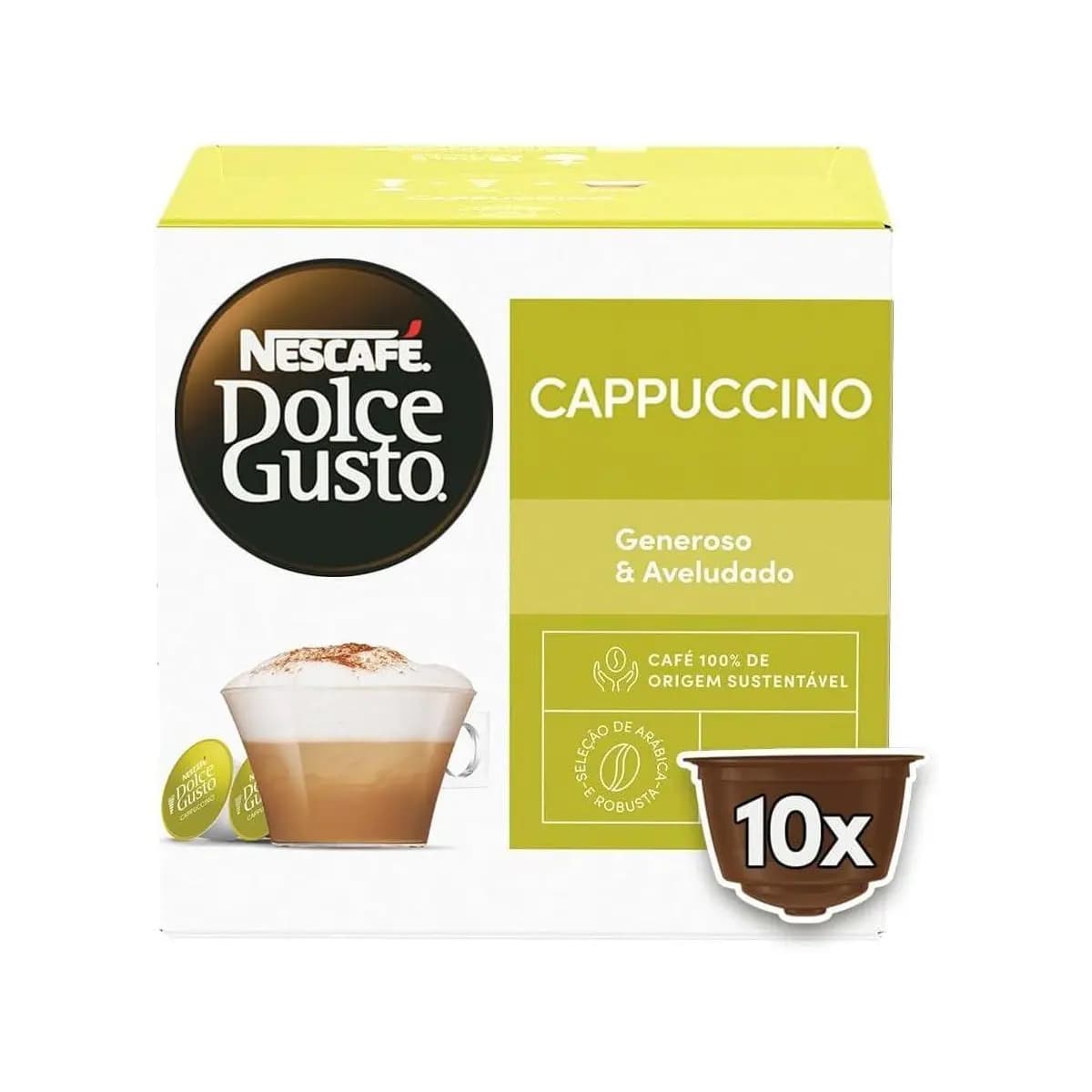NESCAFÉ DOLCE GUSTO Café em Cápsula Cappuccino 10 Cápsulas