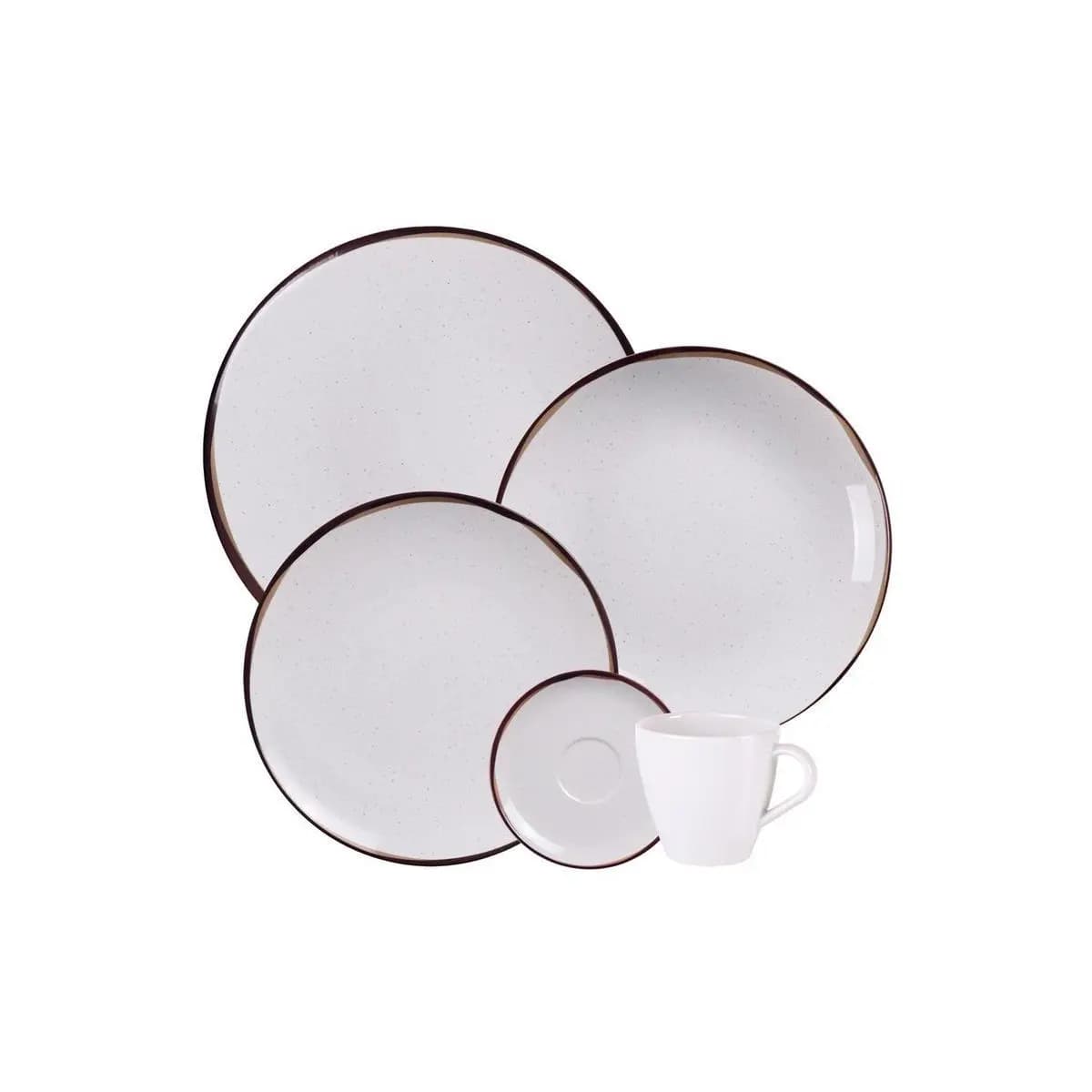 Jogo de Jantar Canyon Porcelana Decorada 20 Peças Tramontina