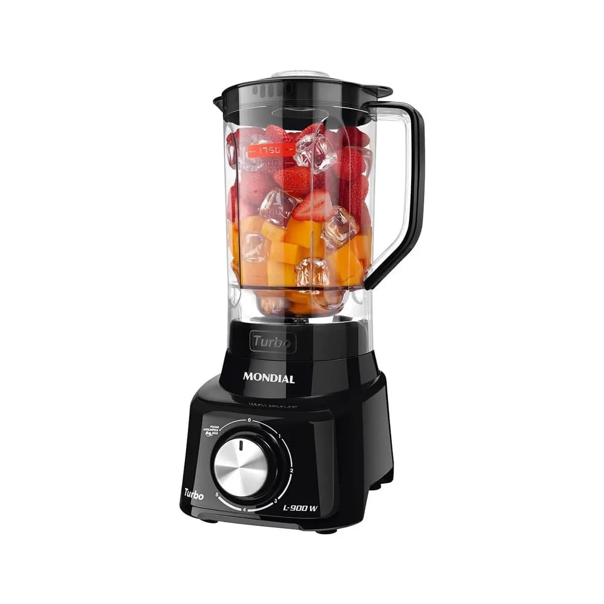 MONDIAL Liquidificador Turbo Full, Preto, 900W, 220V - L-900 FB