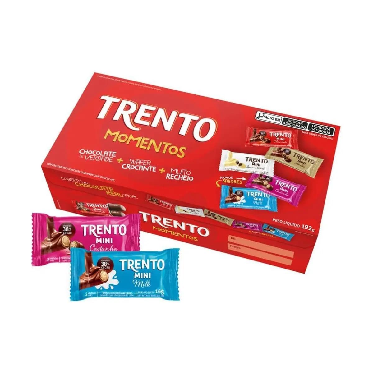 Caixa Trento Momentos Sortidos 168g
