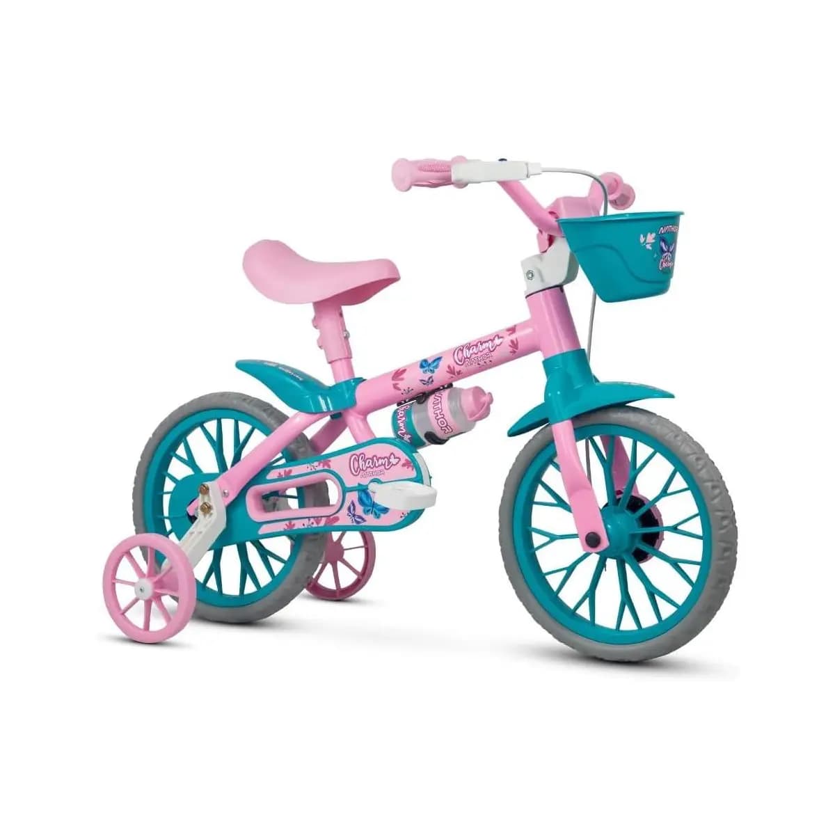 Nathor Charm, Bicicleta Meninas, Rosa (Pink), Pequena
