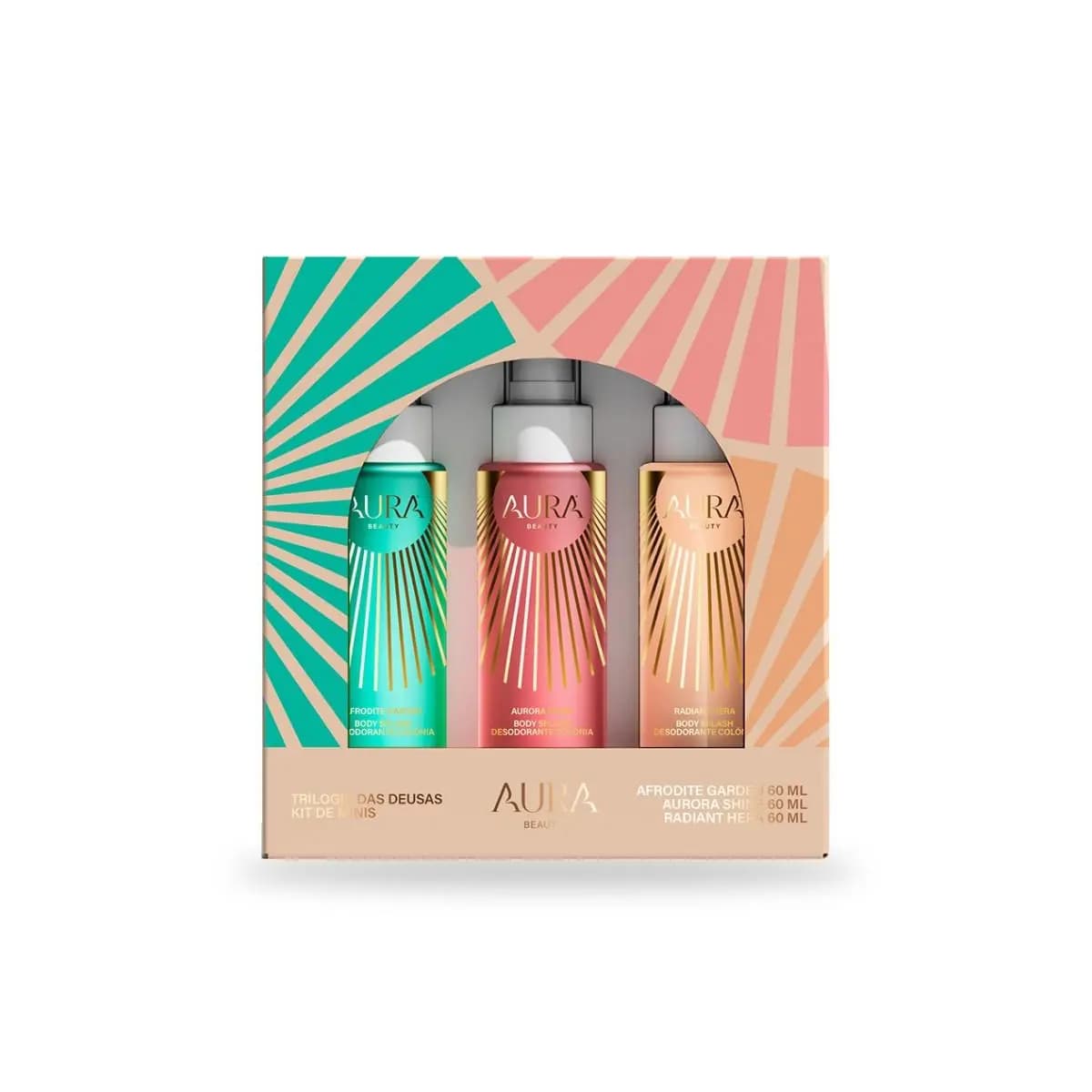 Kit Mini Body Splash - Trilogia das Deusas 60ml