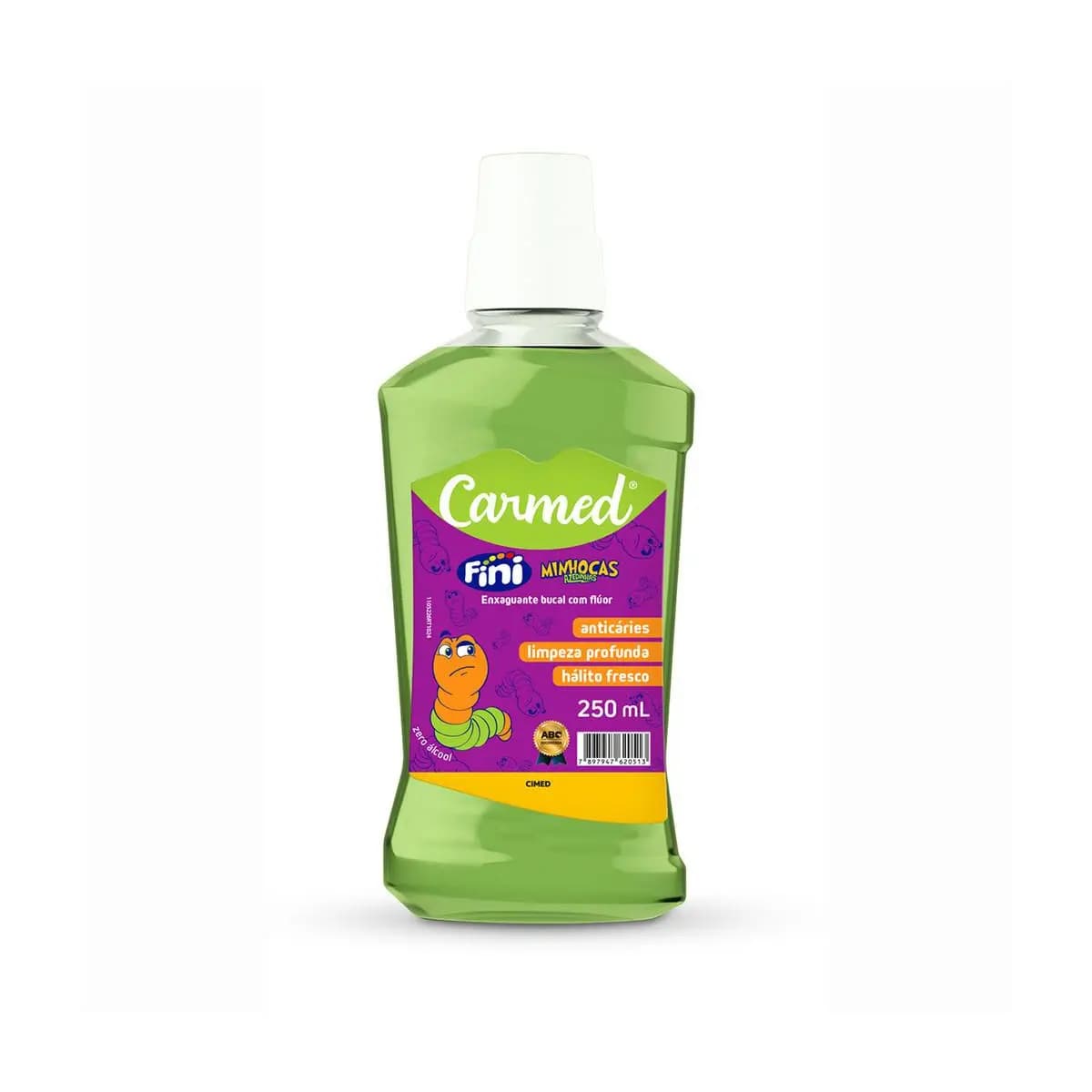 Enxaguante Bucal Carmed Fini Minhoca 250 ml