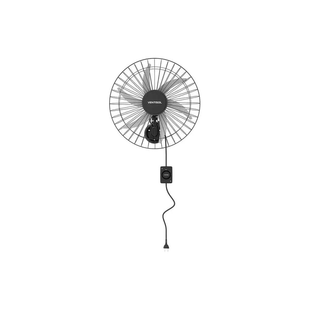 Ventilador de Parede Oscilante Steel 50cm Ventisol