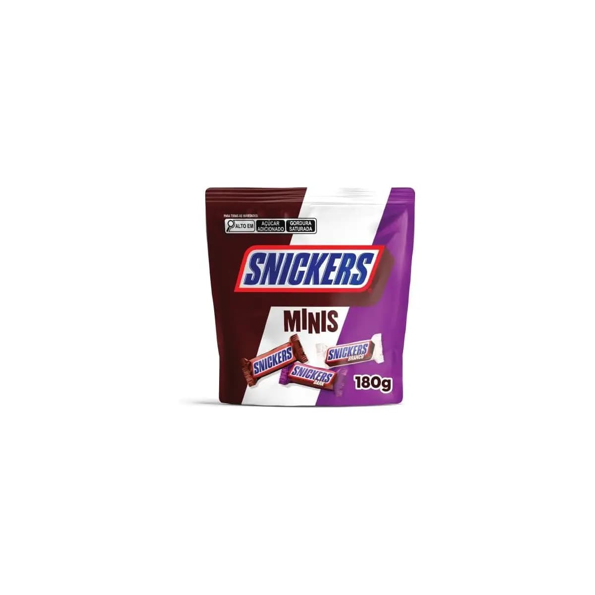 Chocolate Snickers Variedades Minis 180g