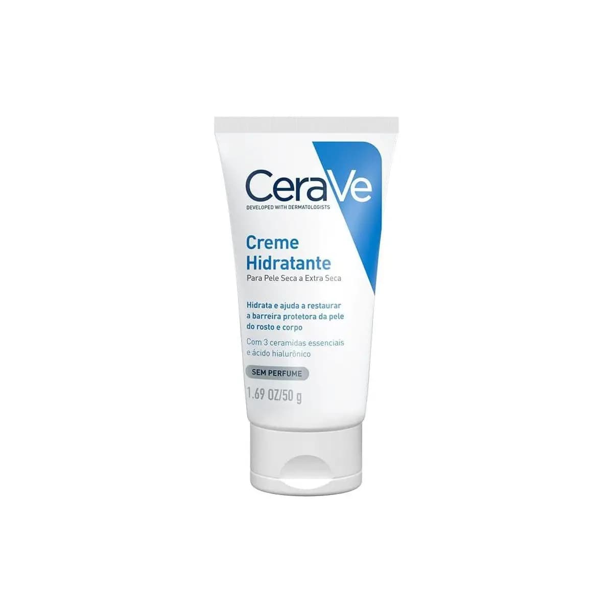 Creme Hidratante Corporal CeraVe Pele Seca/Extra Seca Sem Perfume 50g
