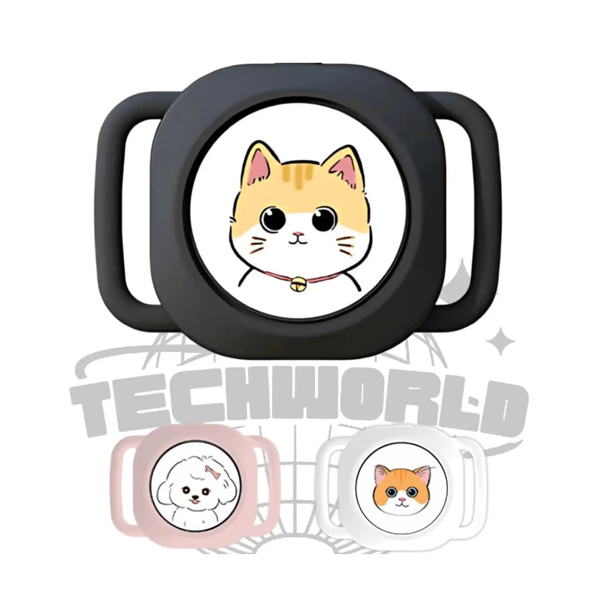 Rastreador Pet Inteligente com Coleira – Compatível com Apple Find My (iPhone, iPad, Mac) | MM-ATP