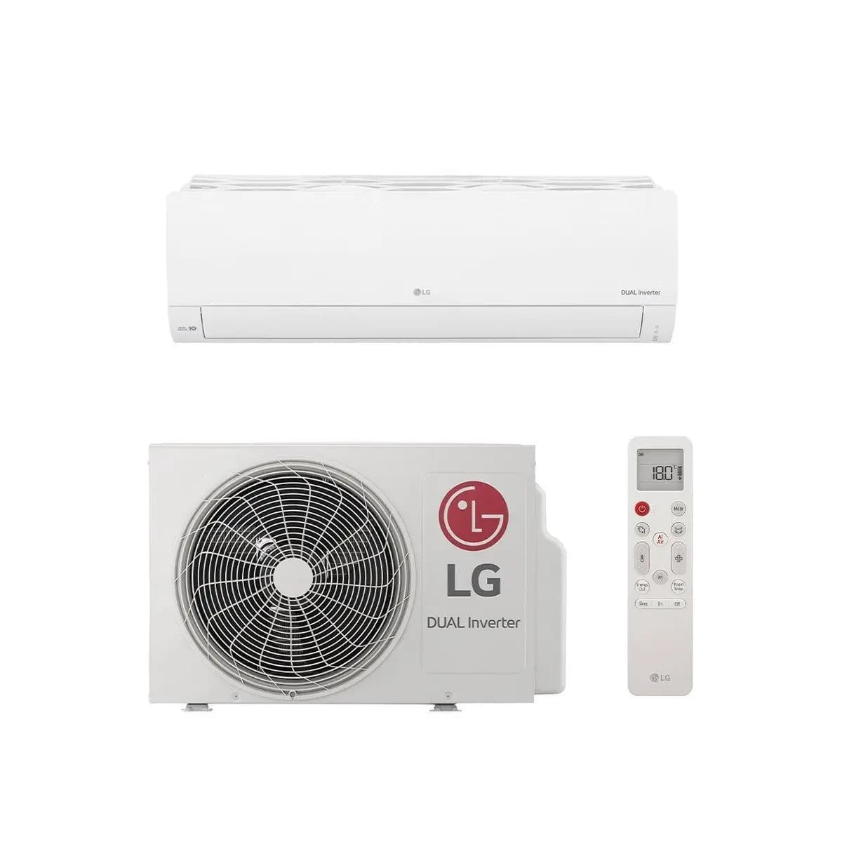 Ar Condicionado Split 12000 BTUs LG S3NQ12JAQAC - Frio, Dual Inverter, Compact