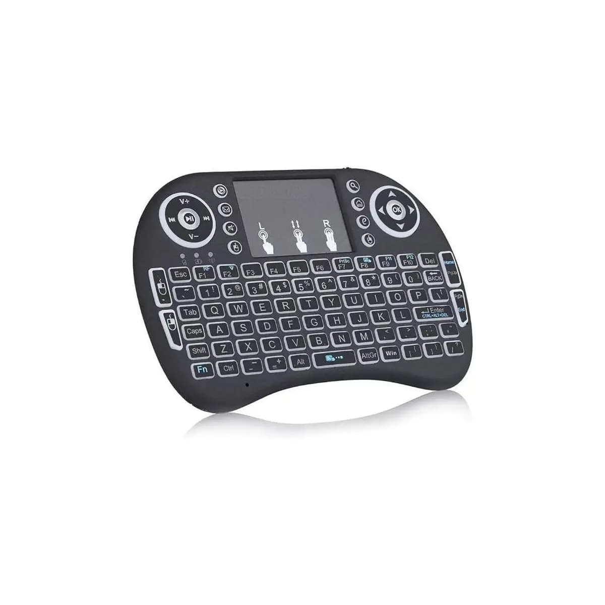 Mini Teclado Controle Sem Fio P/ Tv Smart Tv Box Pc Novo