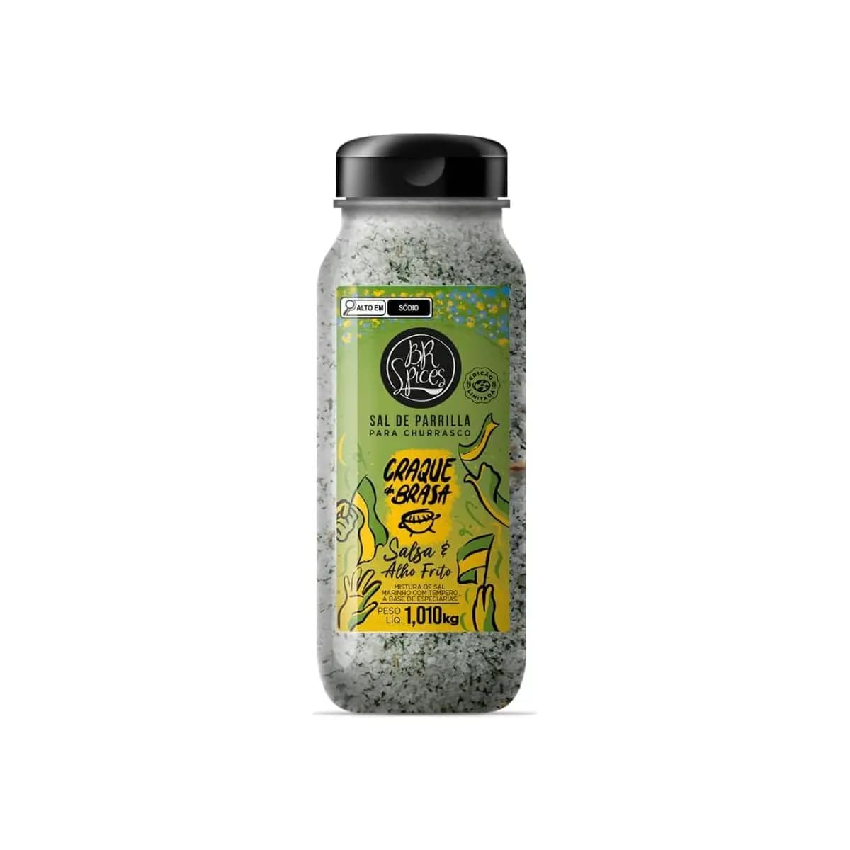 BR Spices Sal de Parilla Craque da Brasa Salsa e Alho Frito 1,01Kg