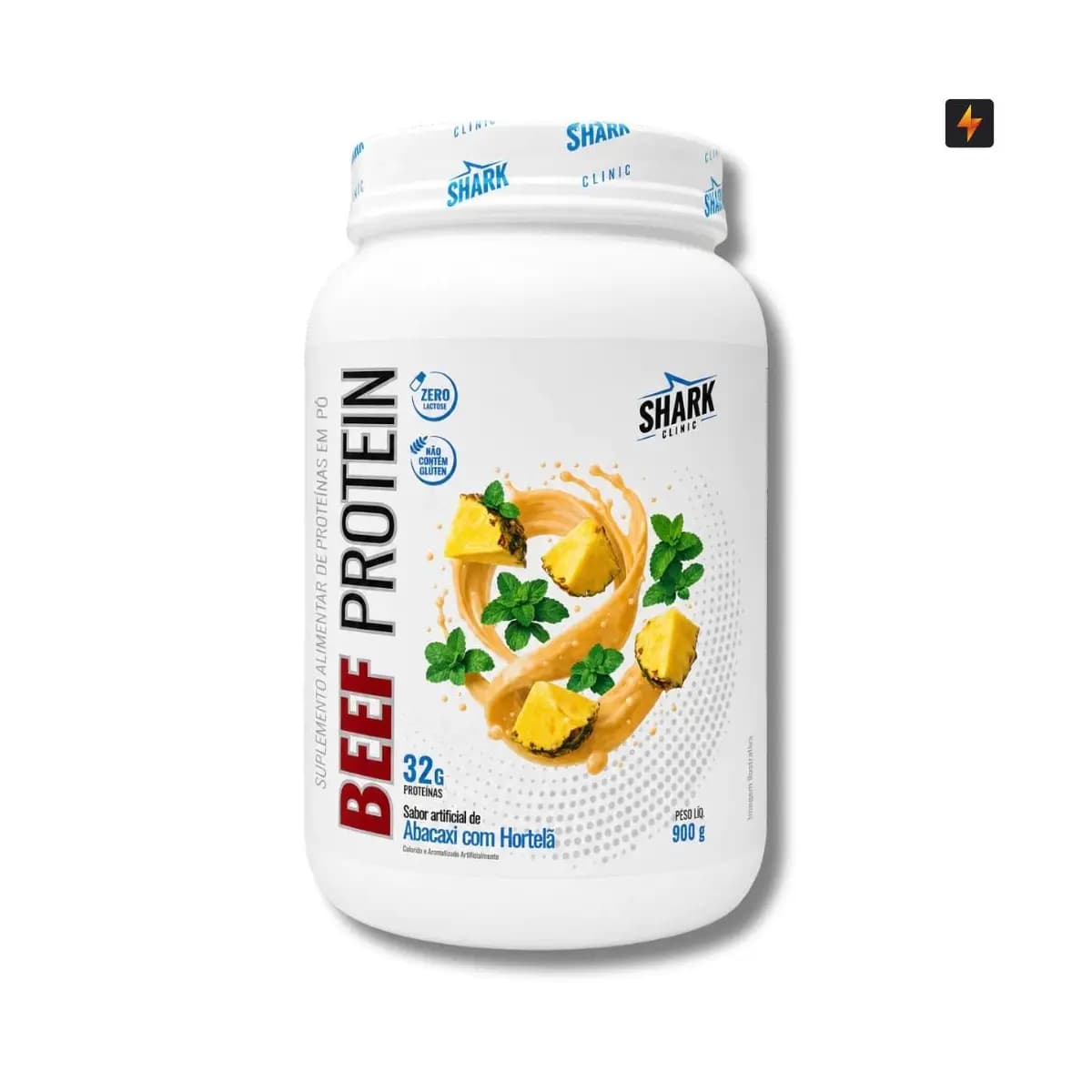 Beef Protein Whey Proteína da Carne Pote 900g Shark Pro