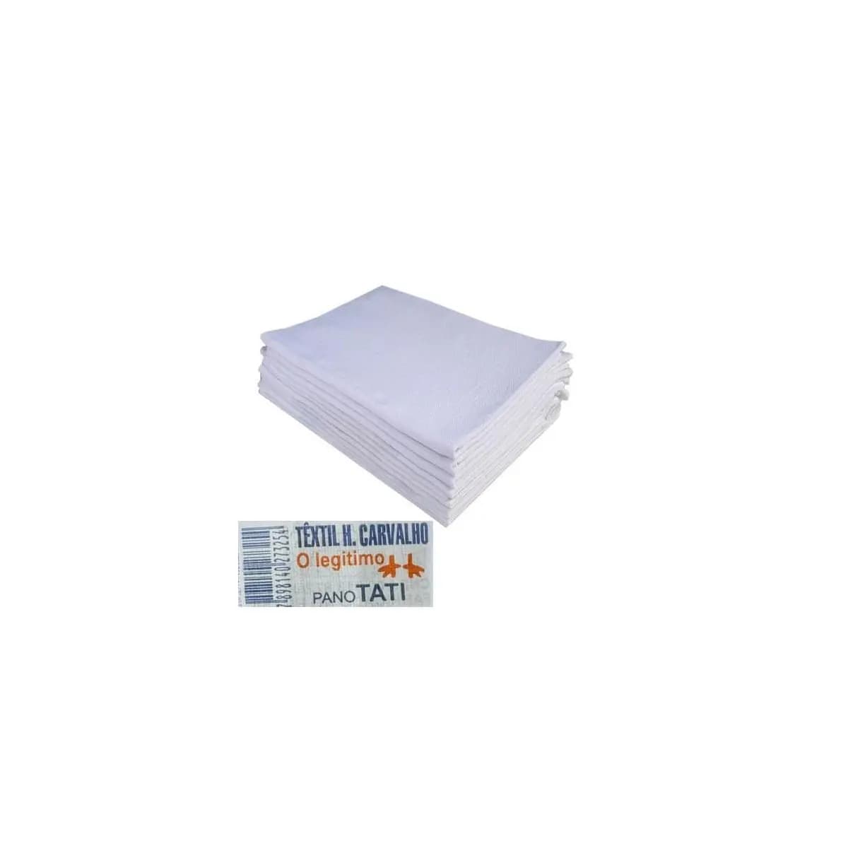 Pano De Prato Branco O Legitimo Kit Com 10 Peças