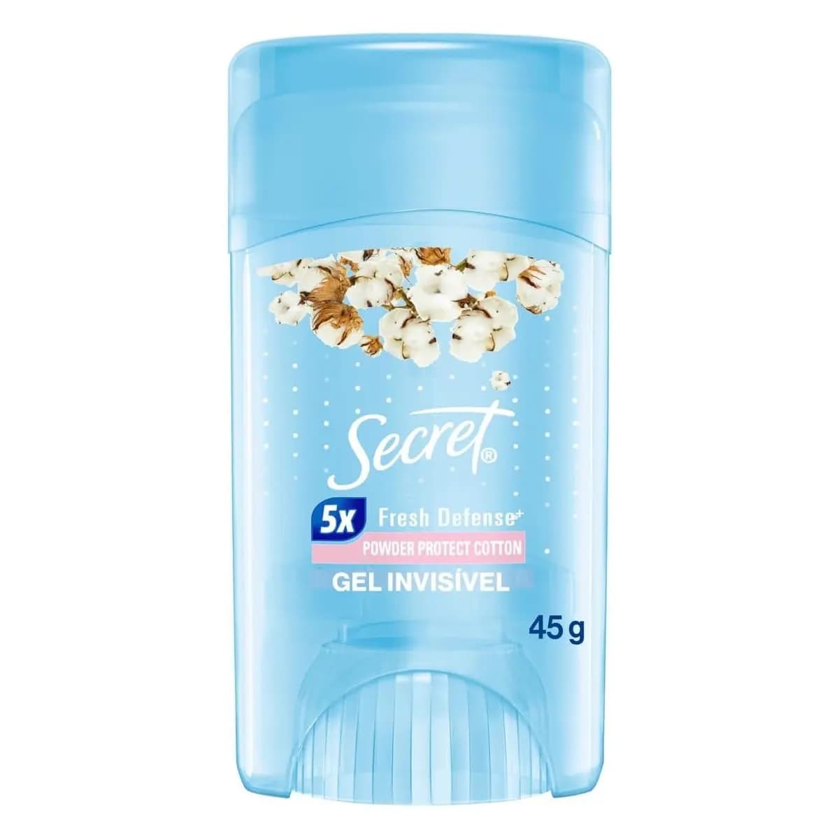 Secret Desodorante Antitranspirante em Gel Proteção de Algodão 45g