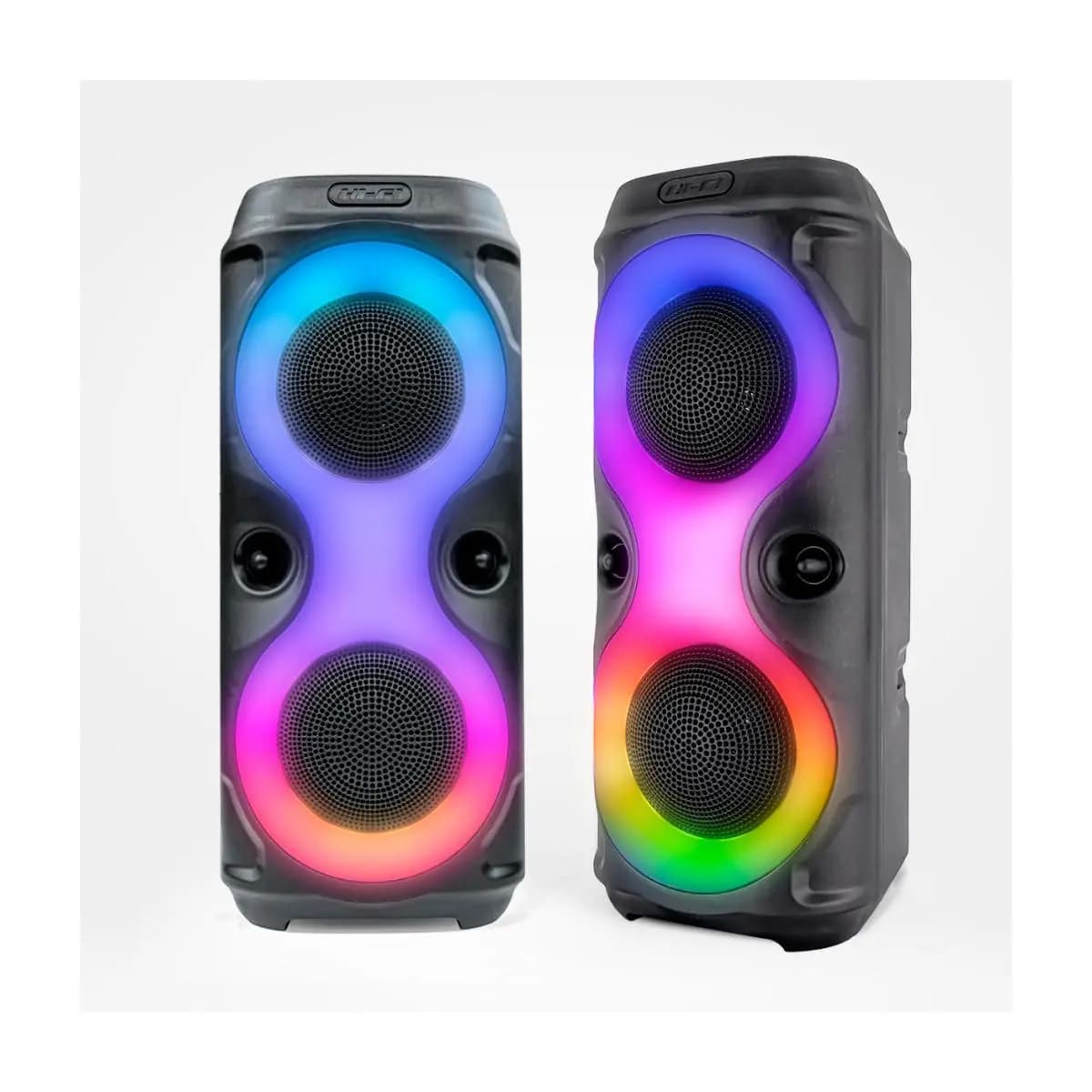 Caixa de som Bluetooth Com Led RGB Portátil USB FM TWS