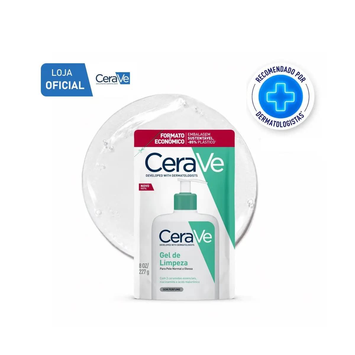 CeraVe Gel de Limpeza Refil 227g