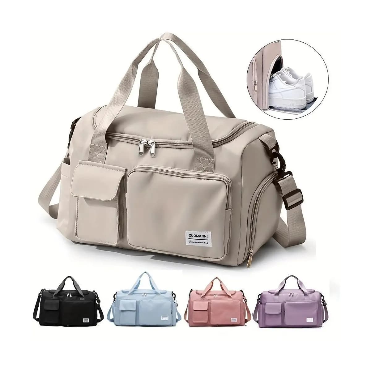 Bolsa Mala de Viagem Multifuncional de Grande Capacidade Resistente e Impermeável