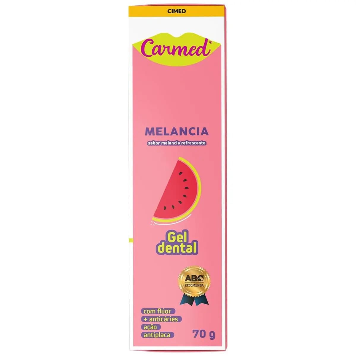 Carmed Gel Dental com Flúor Sabor Melancia 70g