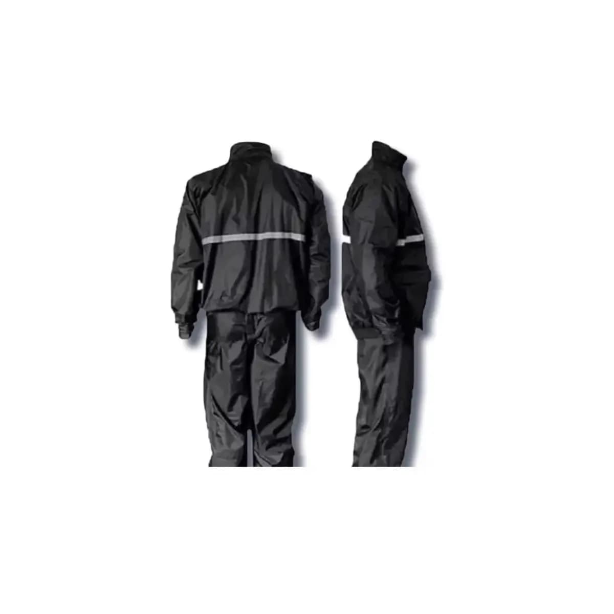 Conjunto Capa De Chuva Roupa Para Motoqueiros Ciclistas Impermeável Calça Jaqueta C/ Capuz