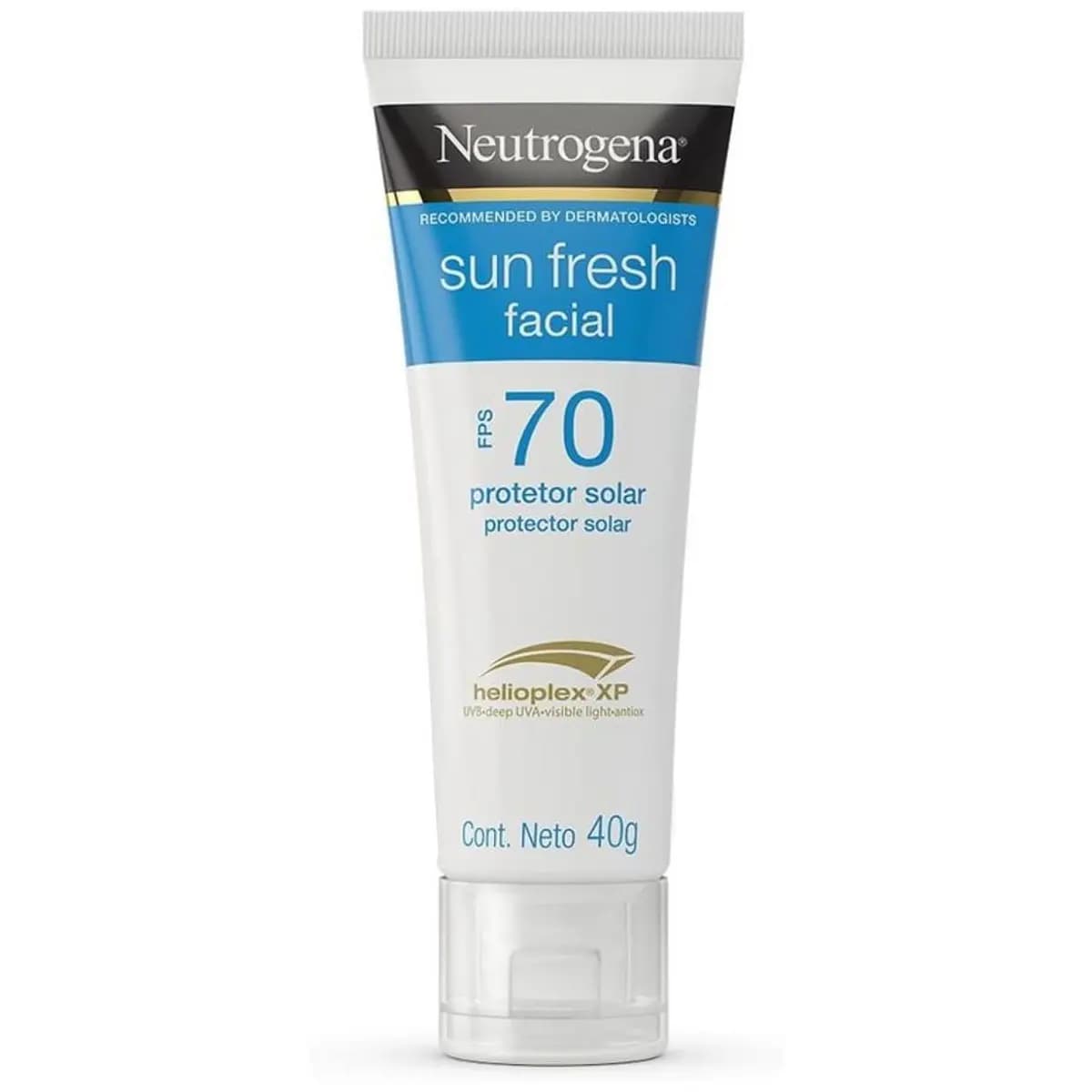 Neutrogena Sun Fresh Protetor Solar Facial, FPS 70, 40g