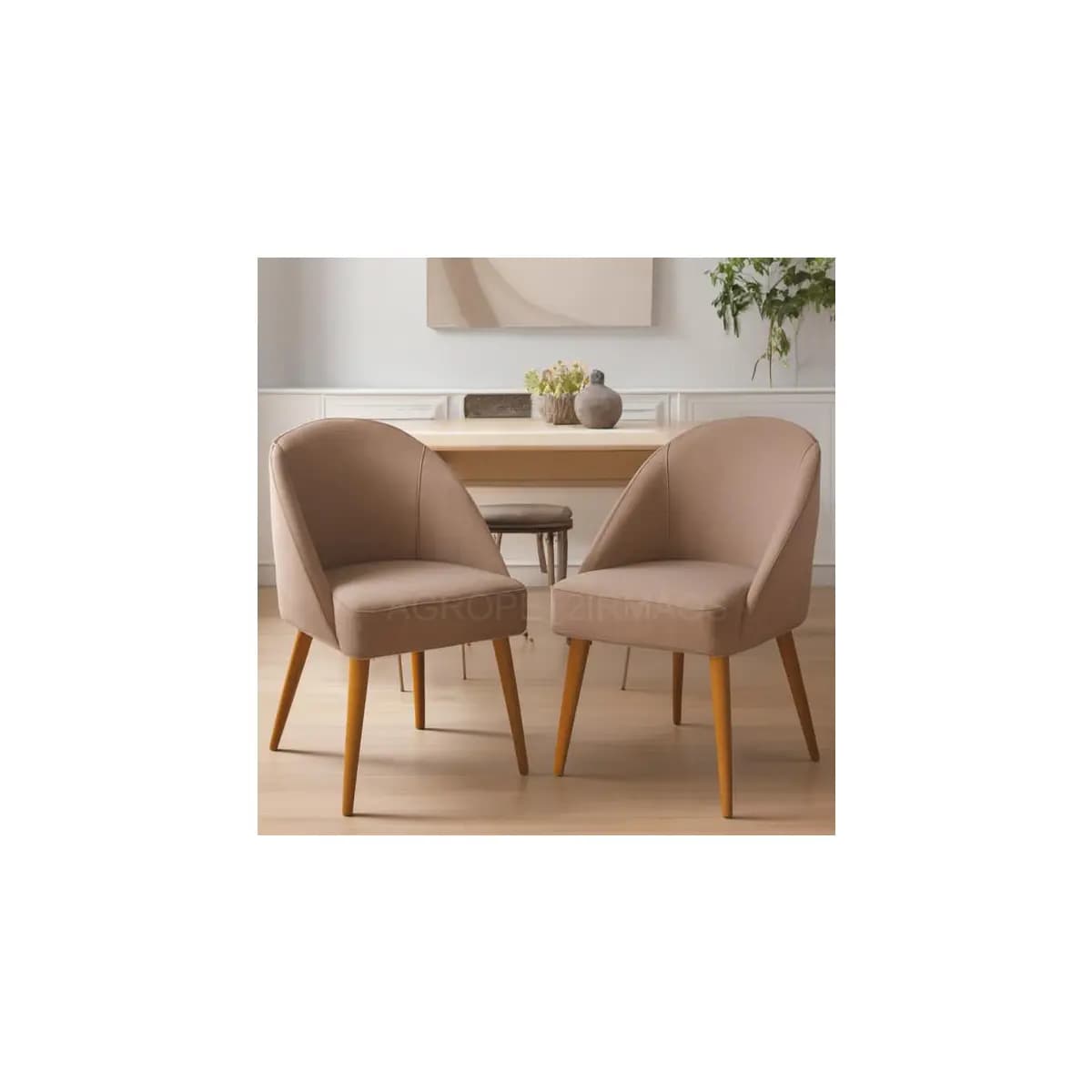 kit 2 Cadeira de Jantar Lua Decorativa Poltrona Lua Sala de Estar Salão Quarto Estética Recepção