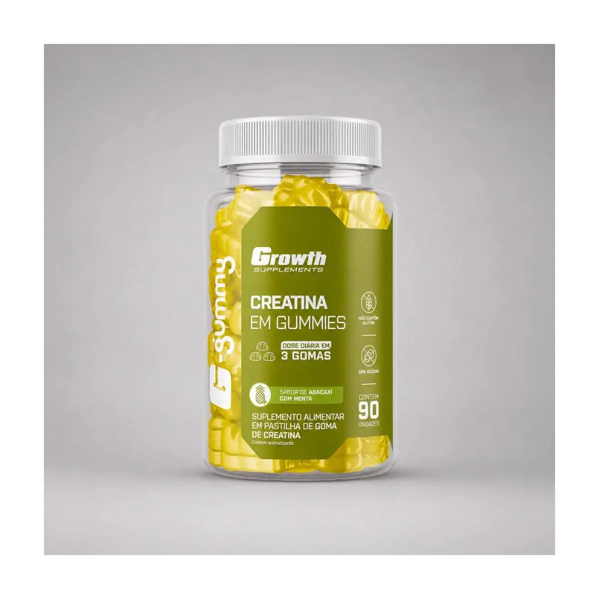 Creatina Gummy 90un Growth Supplements