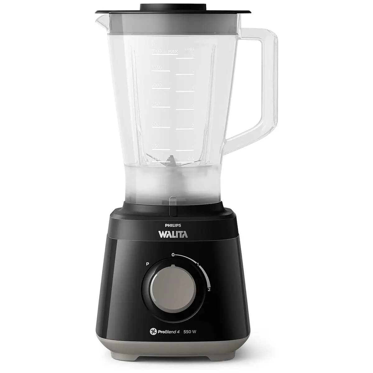 Liquidificador Daily Philips Walita Preto, 550W, 220V - RI2110/90