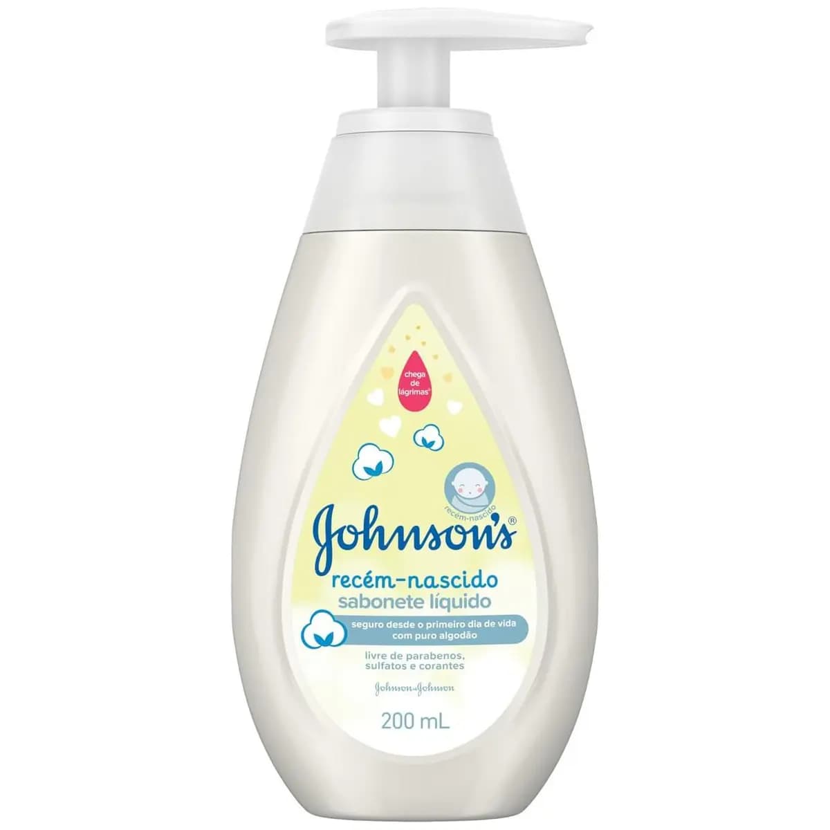 Johnson's Baby Sabonete Líquido Recém Nascido, 200ml