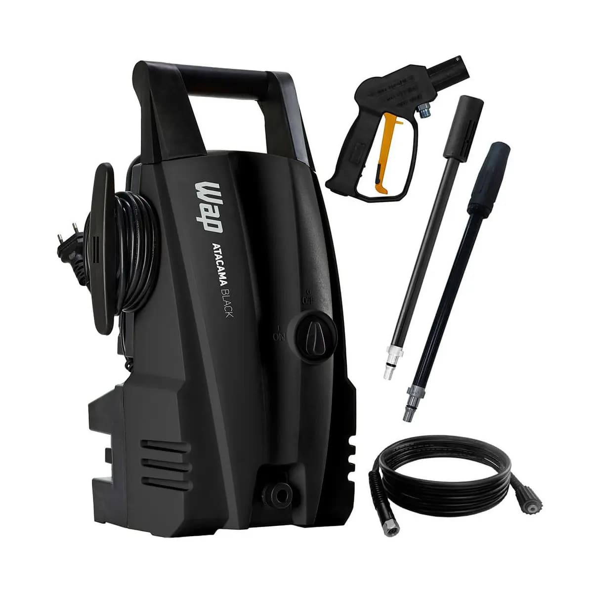 Lavadora de Alta Pressão WAP Atacama Black Potência 1400W Pressão 1500PSI Motor Universal