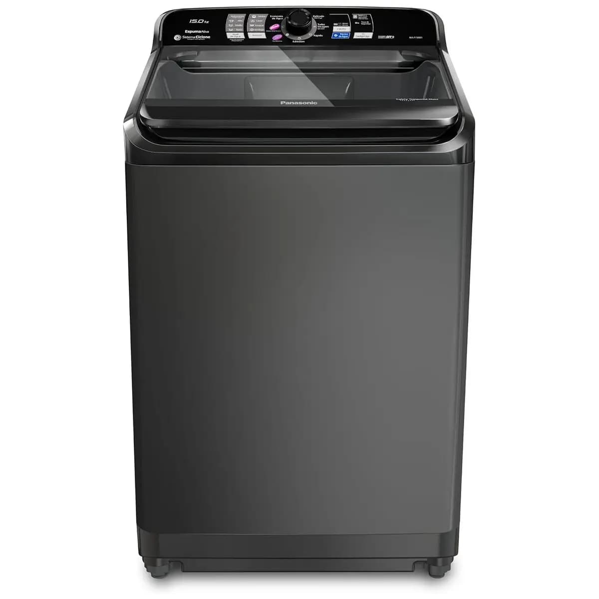 Máquina de Lavar Panasonic 15kg Titânio 127v NA-F150B1T