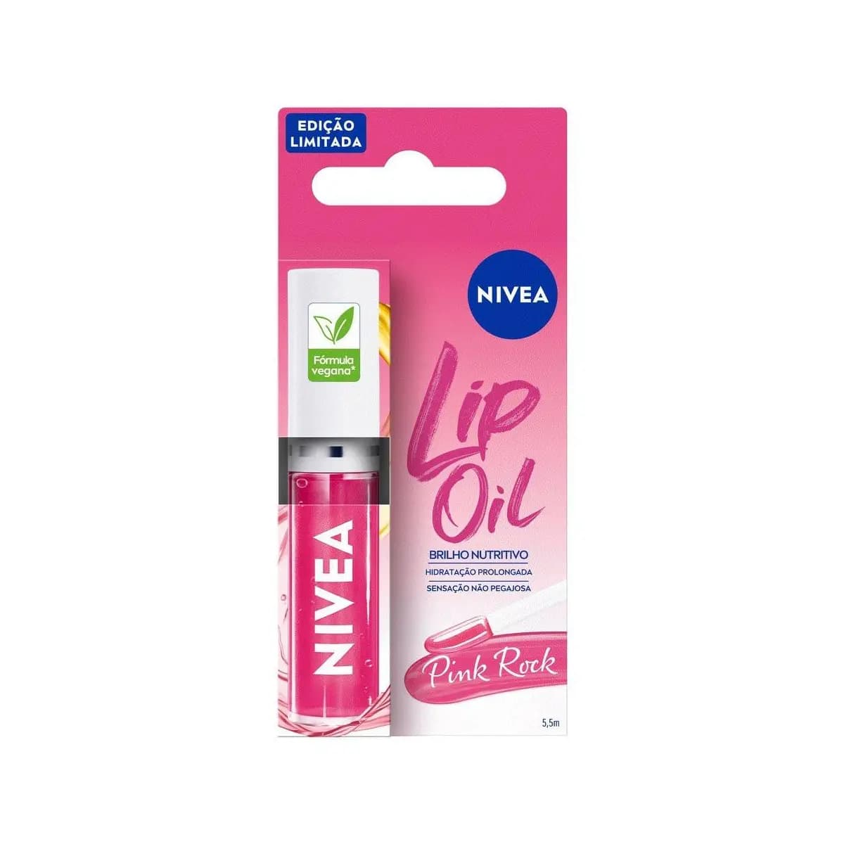 Hidratante Labial Nivea Lip Oil Pink 5,5ml