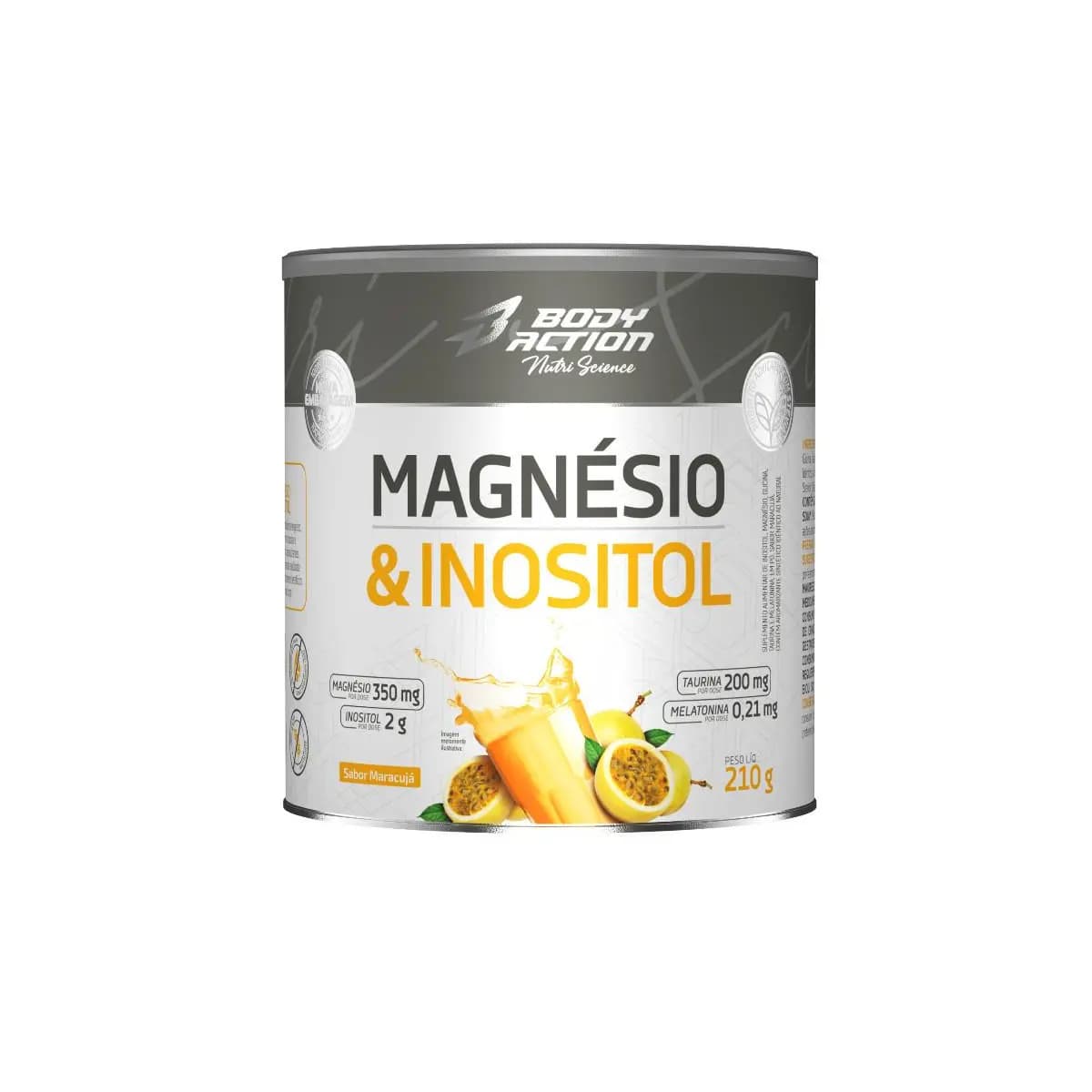 Suplemento Magnésio e Inositol 210g Bodyaction