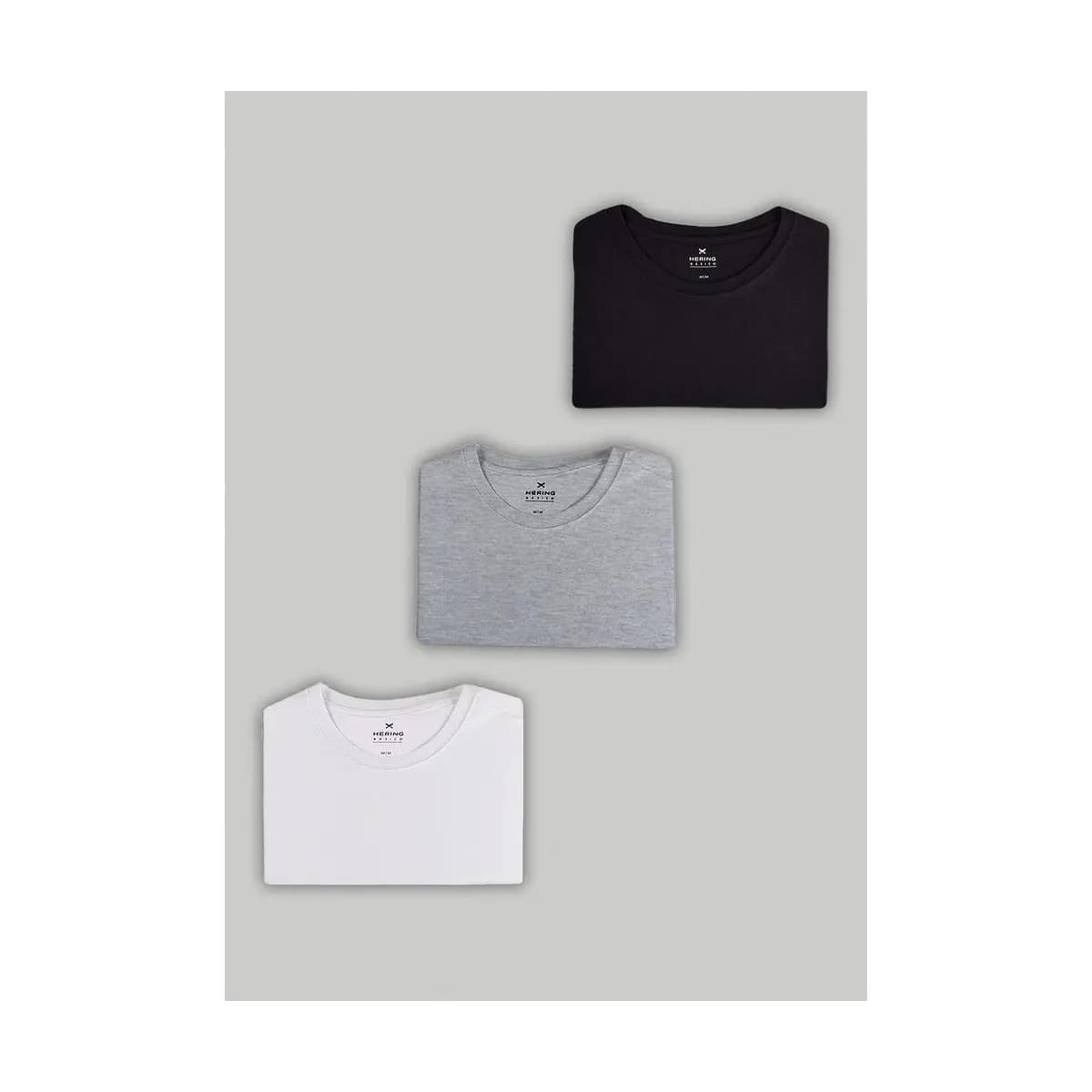 Kit Com 3 Camisetas Femininas Slim Básicas Hering