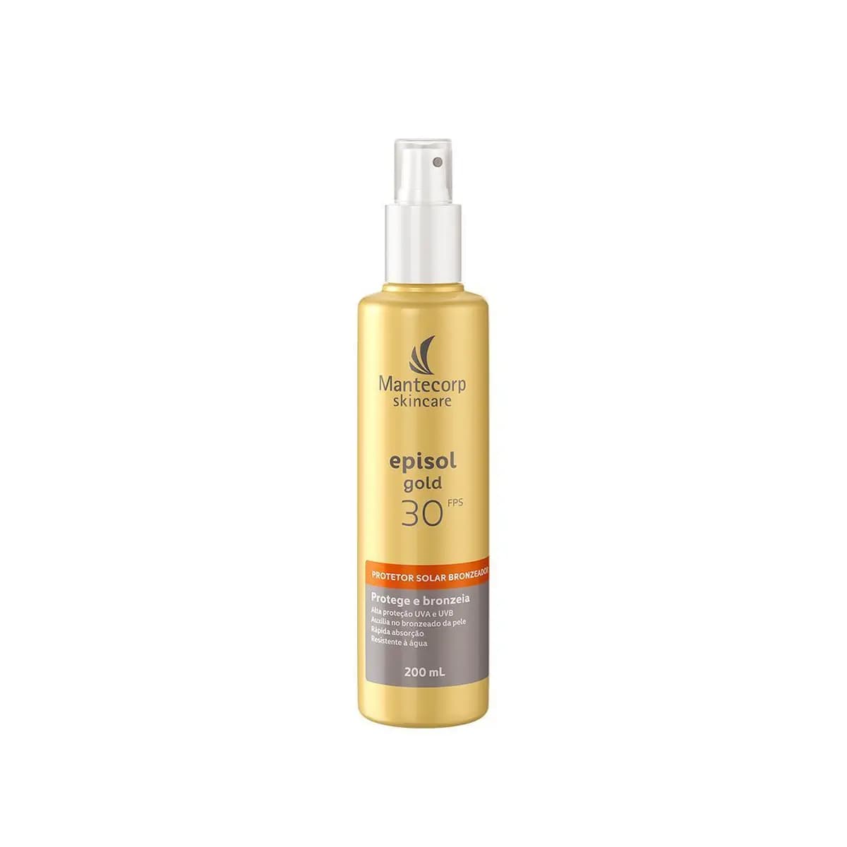 Protetor Solar Bronzeador Episol Gold FPS 30 200ml