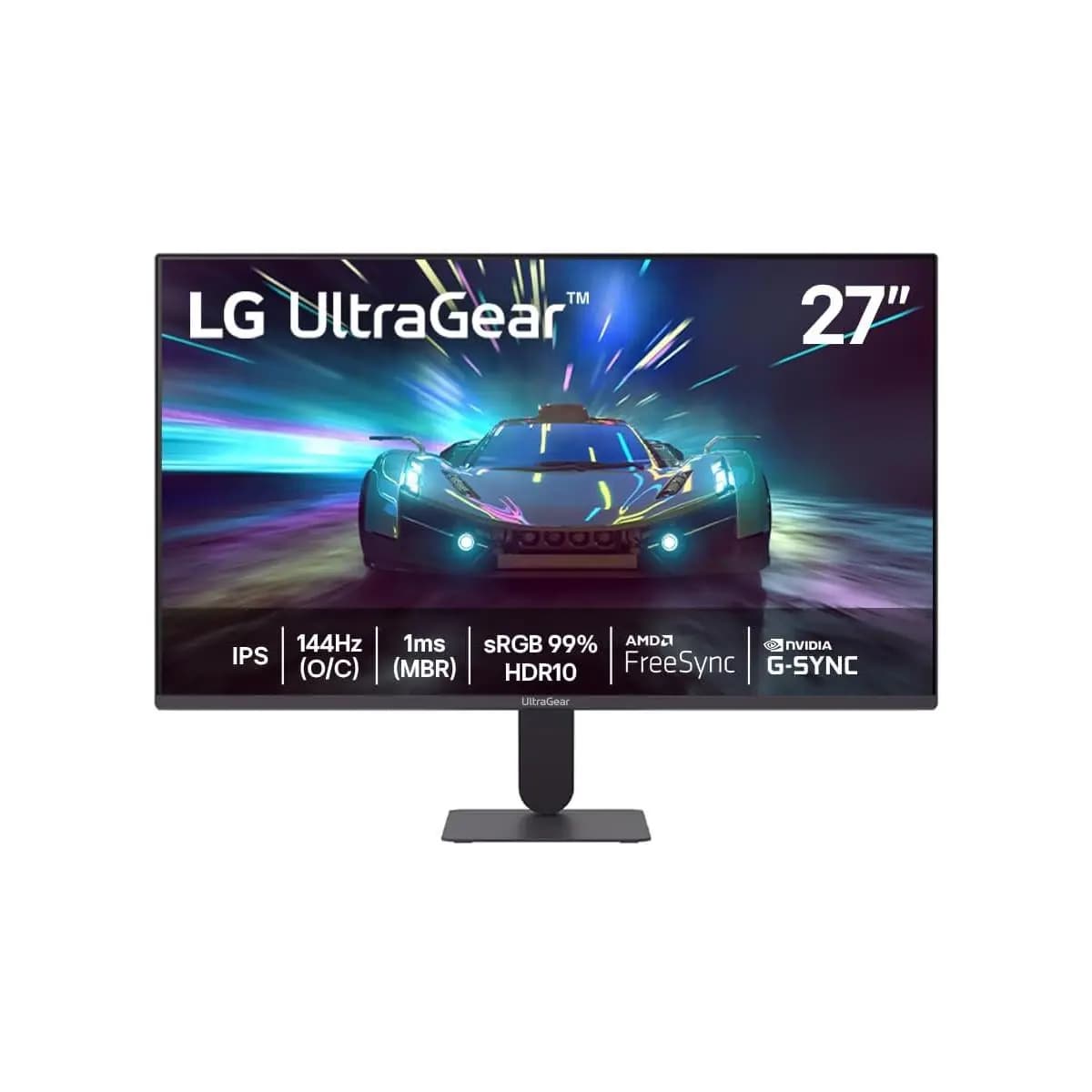 Monitor LG UltraGear™ 27G411A-B 27",FHD, 144Hz, 1ms (MBR), NVIDIA G-SYNC, AMD FreeSync, HDR10