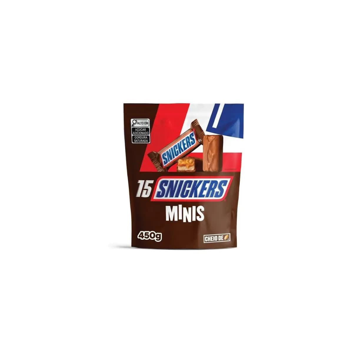 Chocolate Snickers Original Minis 15Un