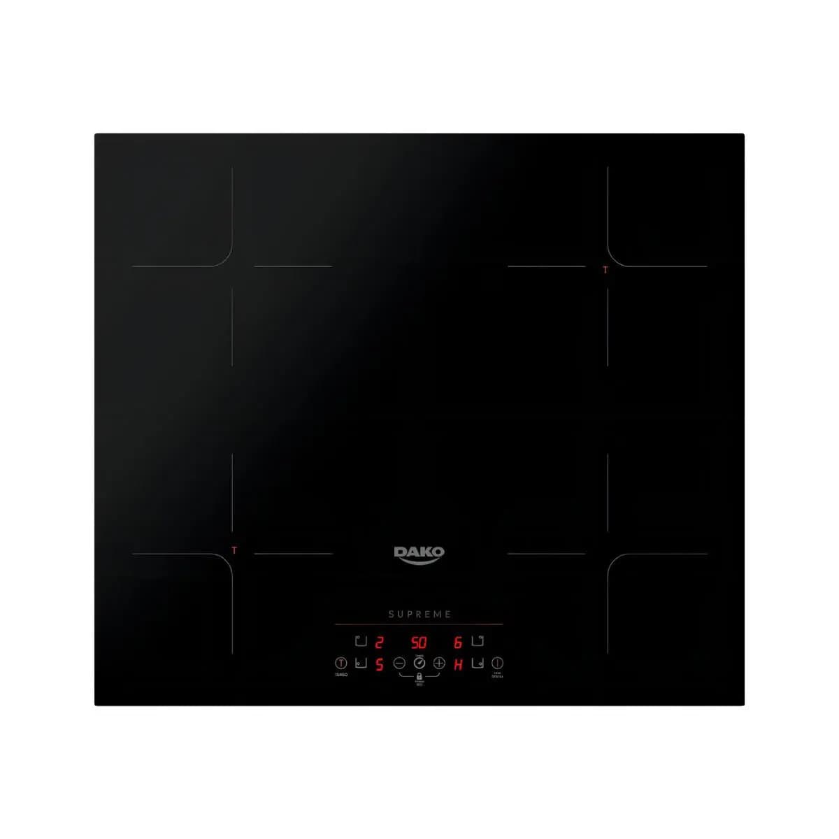 Cooktop De Indução 4 Bocas Dako Supreme Preto 220v