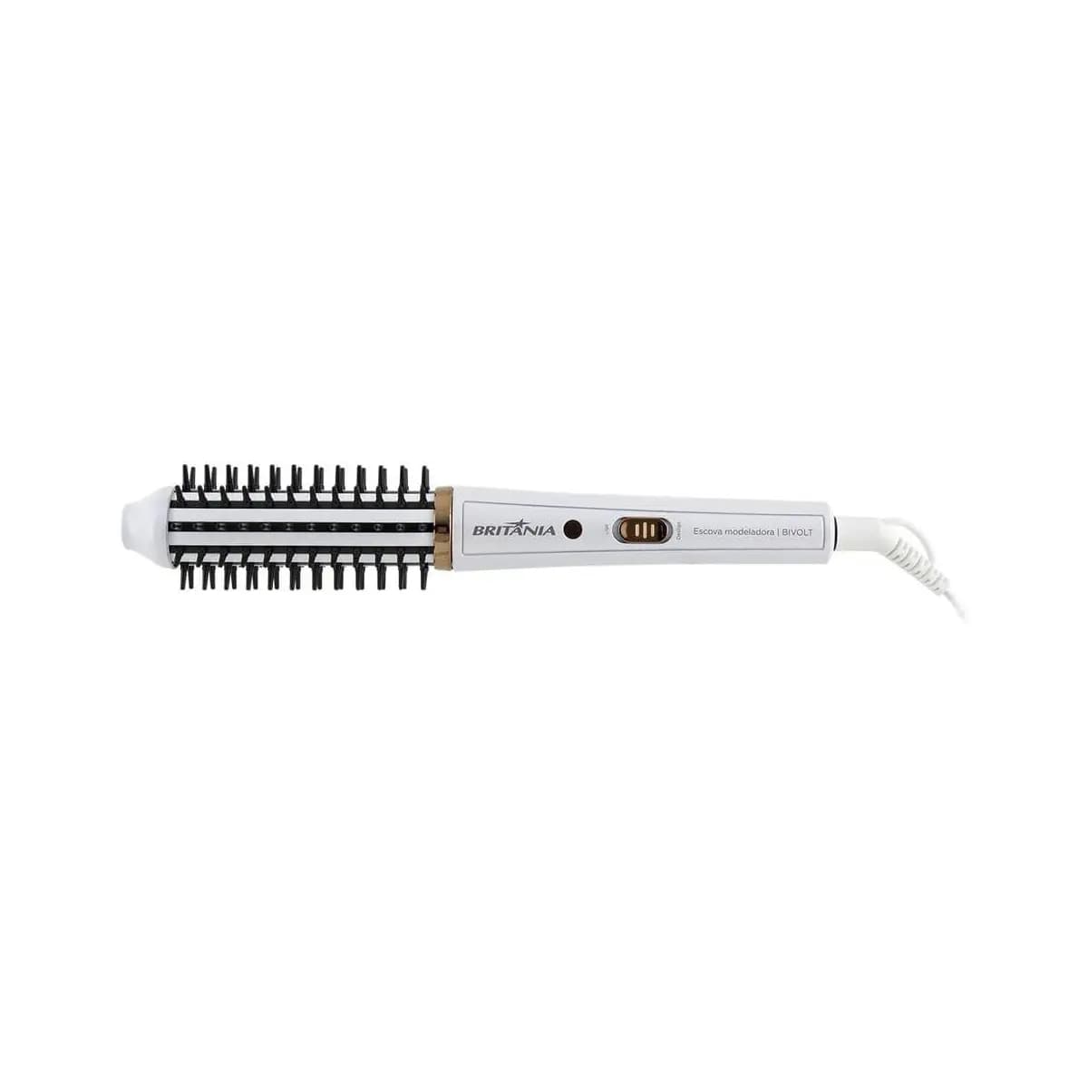 Britânia Escova Modeladora BEC04 2 em 1 Bivolt Plástico e Metal