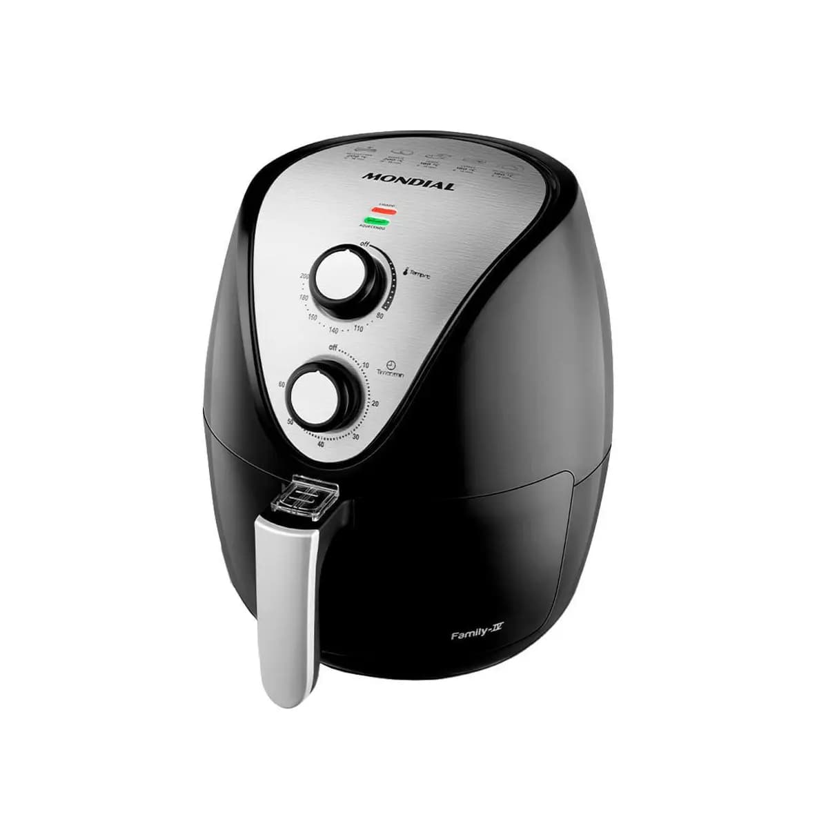 Fritadeira Elétrica Air Fryer Mondial Family AF-30 3,5L Preta - 220V