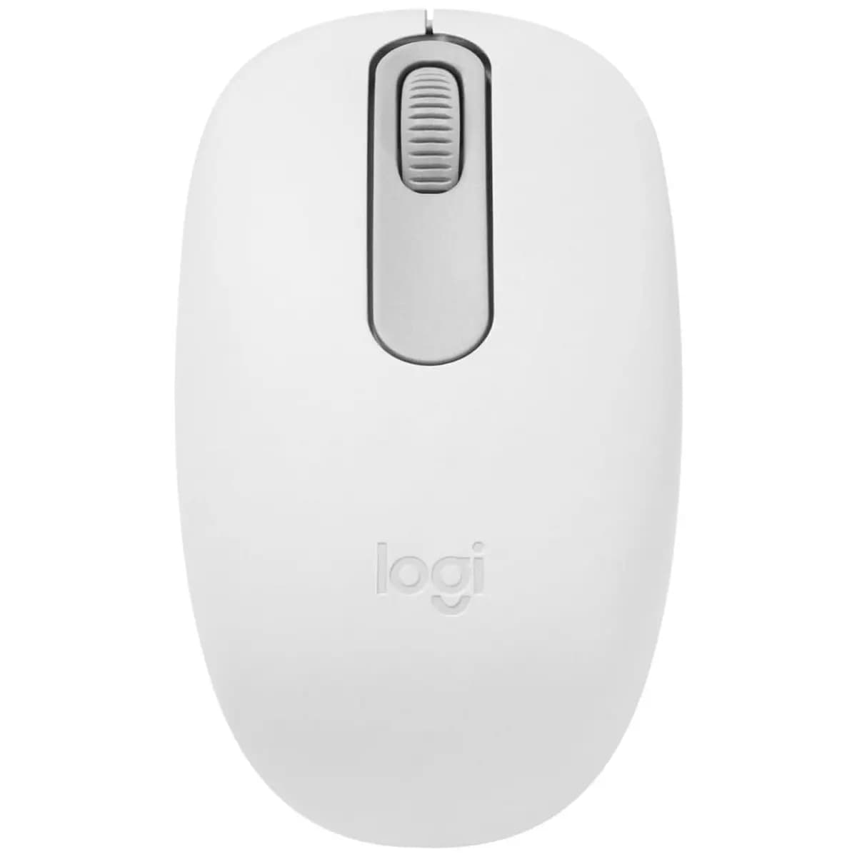 Mouse sem fio Logitech M196 com Conexão Bluetooth, Design Ambidestro Compacto, Rastreamento Preciso, Compatível com PC e Mac, Windows e macOS - Branco