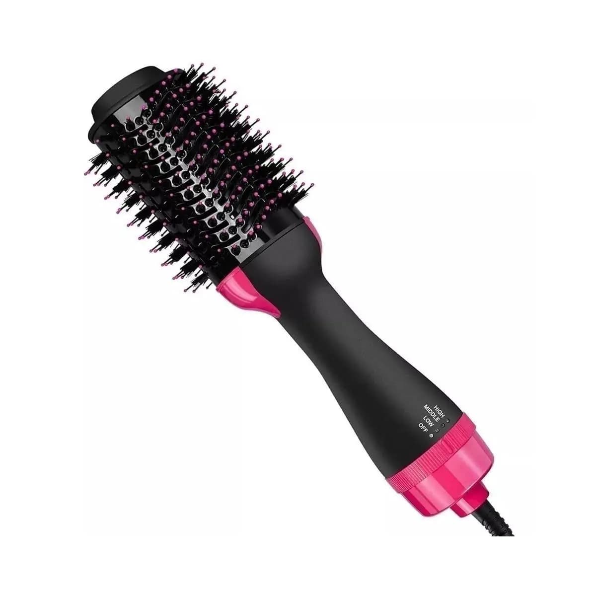 Escova Secadora 110V Alisador Elétrica Quente Cabelo Com 3 Em1 Hair Styler